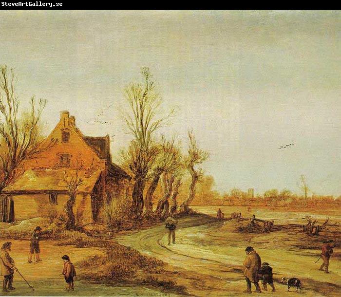 Esaias Van de Velde A Winter Landscape